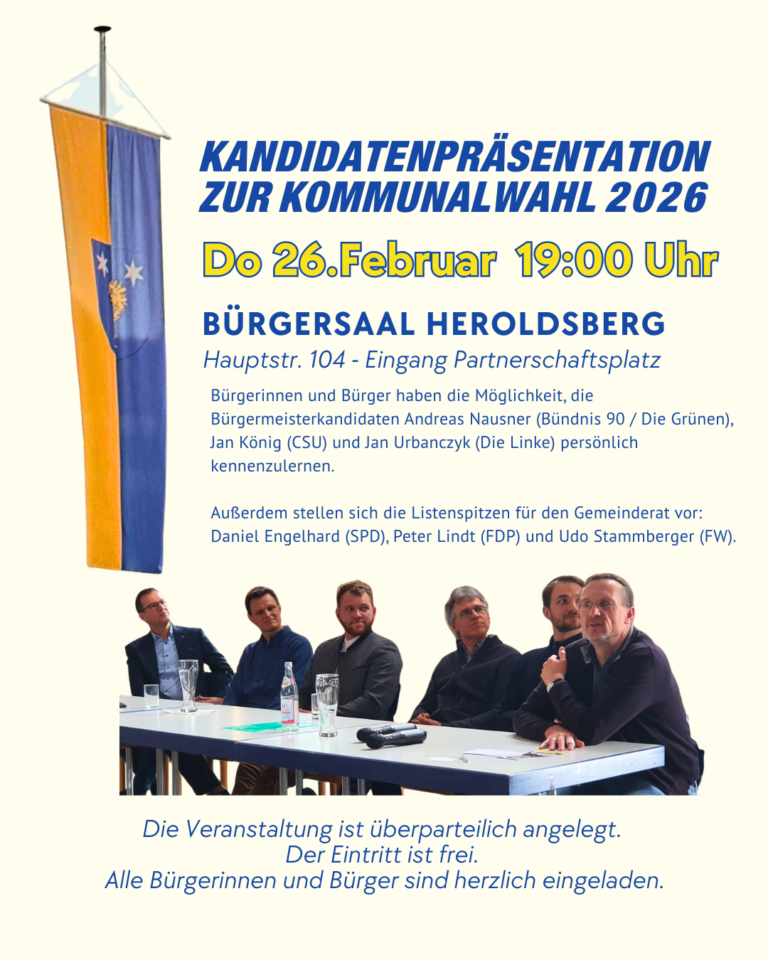 Kandidatenpräsentation zur Kommunalwahl 2026