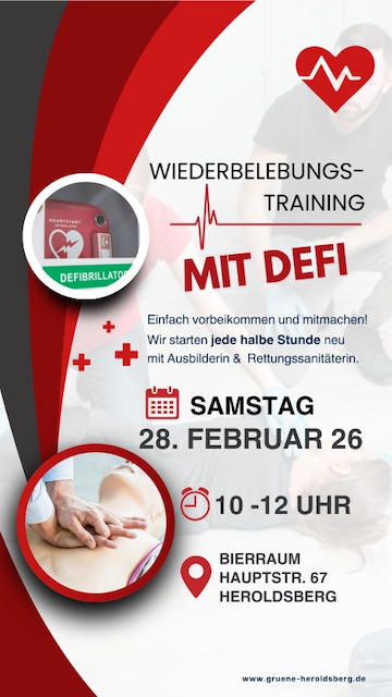 Sicher reagieren, Leben retten – Defi-Training für alle